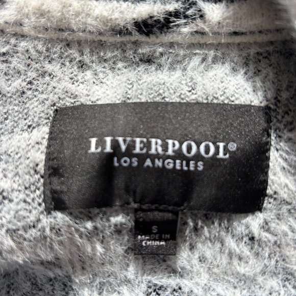 Houndstooth Open Front Sweater Coat  - Liverpool Los Angeles - Picture 5 of 5